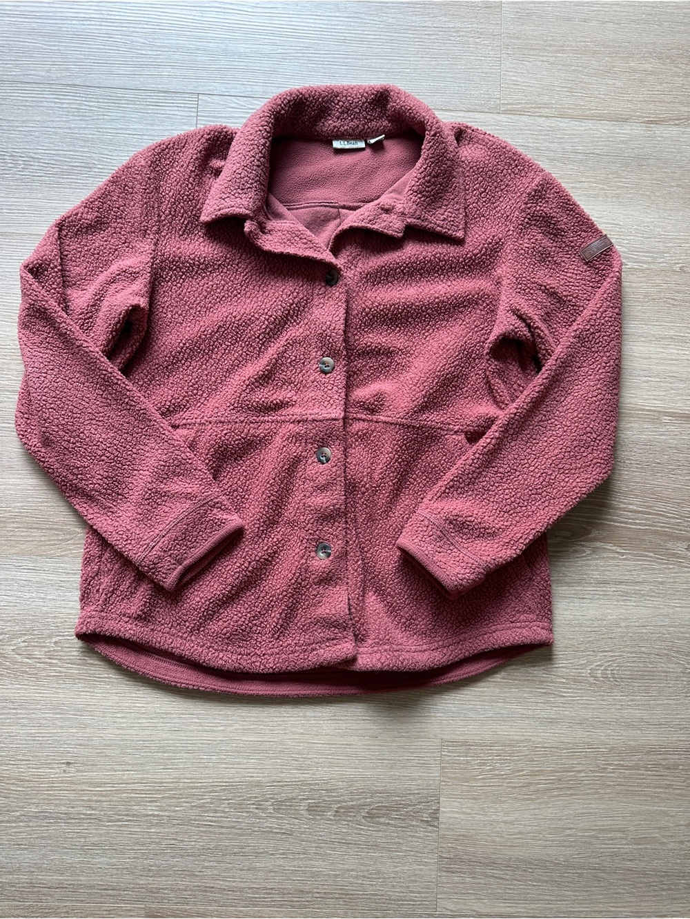 L.L. Bean Women's Cozy Cottage Fleece Button Up